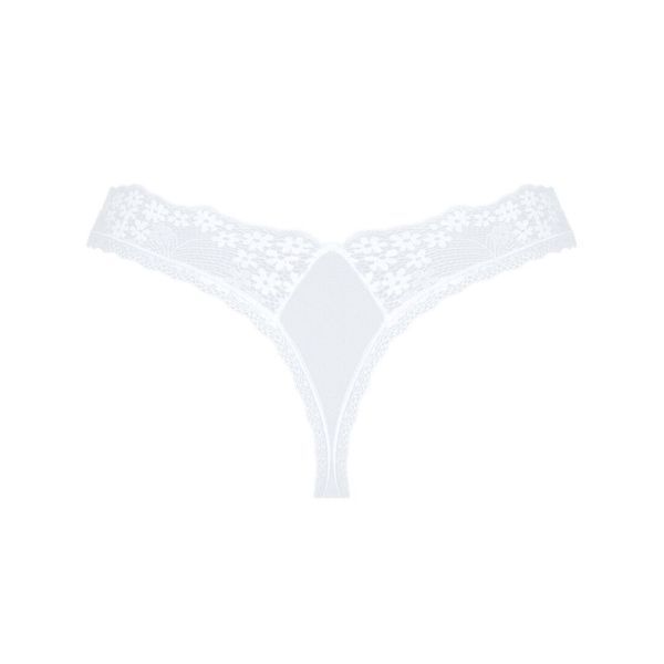 Кружевные танга Obsessive Heavenlly thong XS/S SO8185 фото