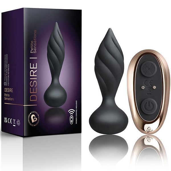Анальная вибропробка Rocks Off Petite Sensations &ndash; Desire Black SO5975 фото