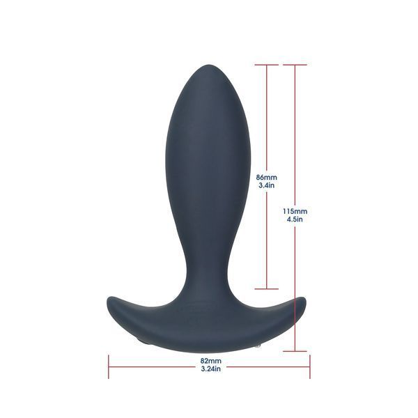 Анальная пробка с пульсацией Lux Active &ndash; Throb &ndash; 4.5" Anal Pulsating Massager, пульт ДУ SO5571 фото