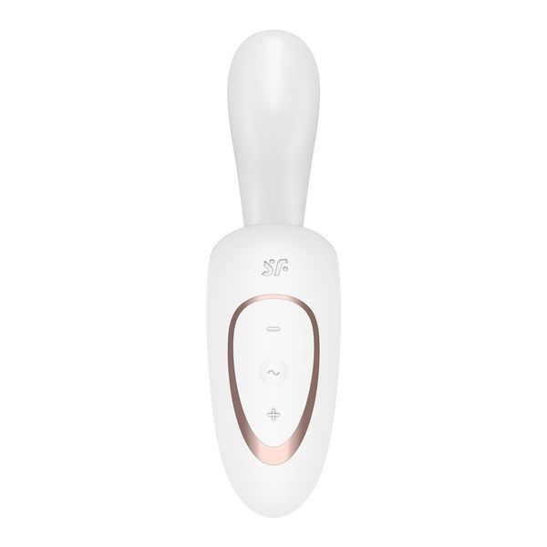 Вагинально-клиторальный вибратор Satisfyer G for Goddess 1 White, 2 мотора SX0576 фото