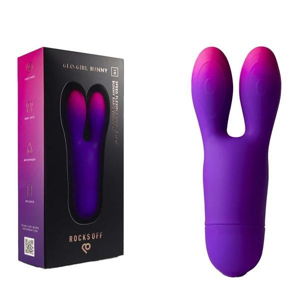 Вибратор Rocks Off Glo Girl - Bunny SX2680 фото