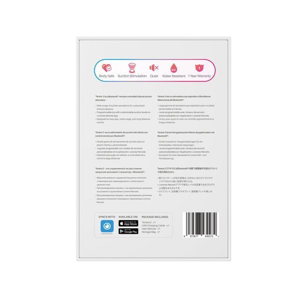 Вакуумный клиторальный смарт-стимулятор Lovense Tenera 2 SO9849 фото