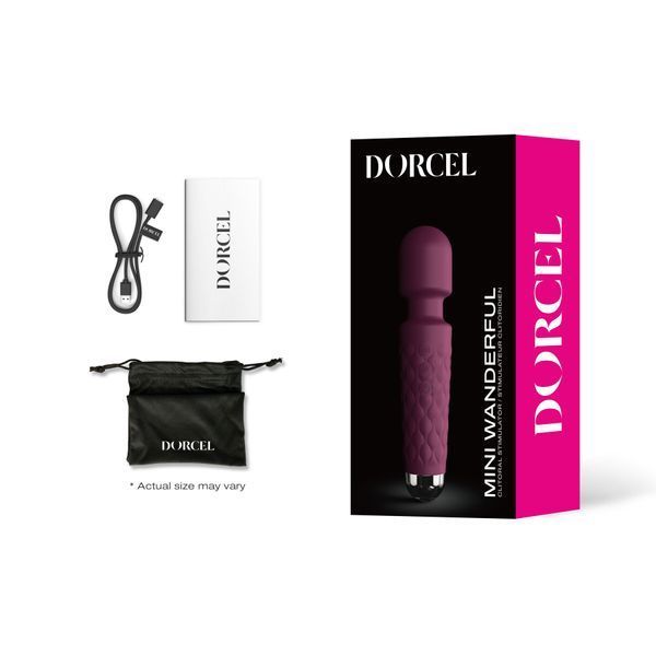 Мінівібромасажер Dorcel Wand Mini Wanderful Plum SO7815 фото