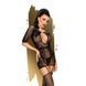 Бодістокінг Penthouse High stakes XL Black, мінісукня, квітковий декор, глибоке декольте, панчохи SO6466 фото 1