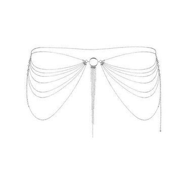Цепочка трусики или лиф Bijoux Indiscrets Magnifique Waist Chain - silver, украшение на тело SO2659 фото