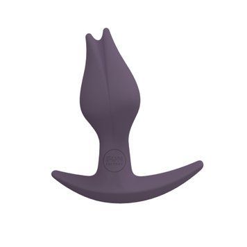 Анальная пробка Fun Factory BOOTIE FEM, фиолетовая, в виде бутона, диаметр 2,9 см, тонкий ограничитель SX1001 фото