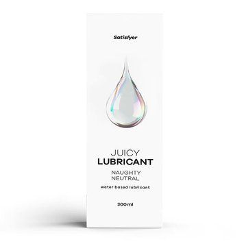Лубрикант на водной основе Satisfyer Juicy Lubricant Naughty Neutral water based 300 мл SX2713 фото