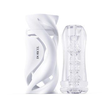 Мастурбатор Dorcel DEEP BLOW WHITE, двойное использование SO7377 фото