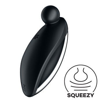 Вібратор для зовнішньої стимуляції Satisfyer Spot On 2 Black, дуже потужний, гнучкий відросток SX0577 фото