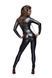 Комбинезон Noir Handmade F162 Powerwetlook overall with leash and two-way zipper, M, мокрый эффект SX0042 фото 2