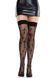 Чулки Leg Avenue Worship Me Cross Net Thigh Highs One Size SX2762 фото 5