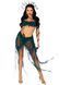Еротичний костюм Медузи Горгони Leg Avenue Medusa Costume L, топ, спідниця, нарукавники, прикраси SO9214 фото 3