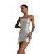 Мини-платье D&A, M, white, nylon-lycra открытые плечи с молнией на всю длину SX1241 фото 2