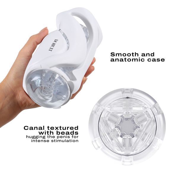 Мастурбатор Dorcel DEEP BLOW WHITE, двойное использование SO7377 фото