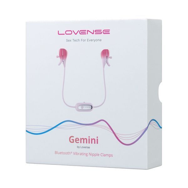 Смарт-вибратор для груди Lovense Gemini, регулировка сжатия соска, можно носить SO7487 фото