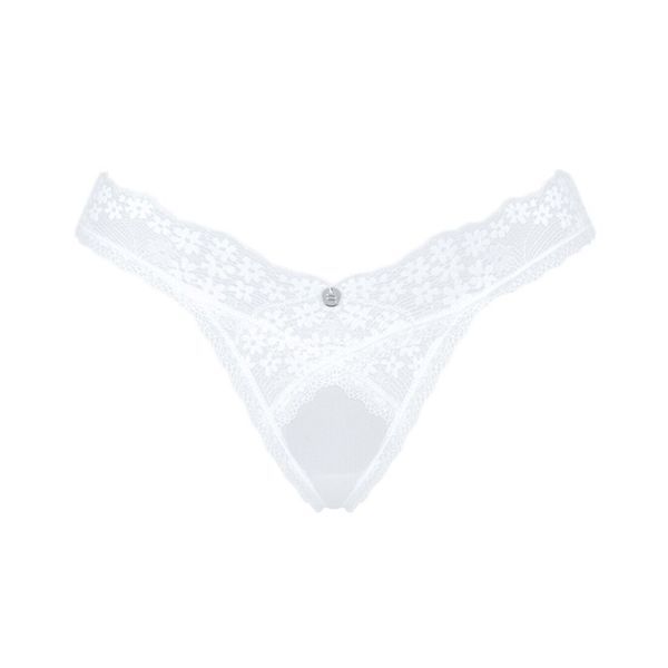 Кружевные танга Obsessive Heavenlly thong M/L SO8186 фото