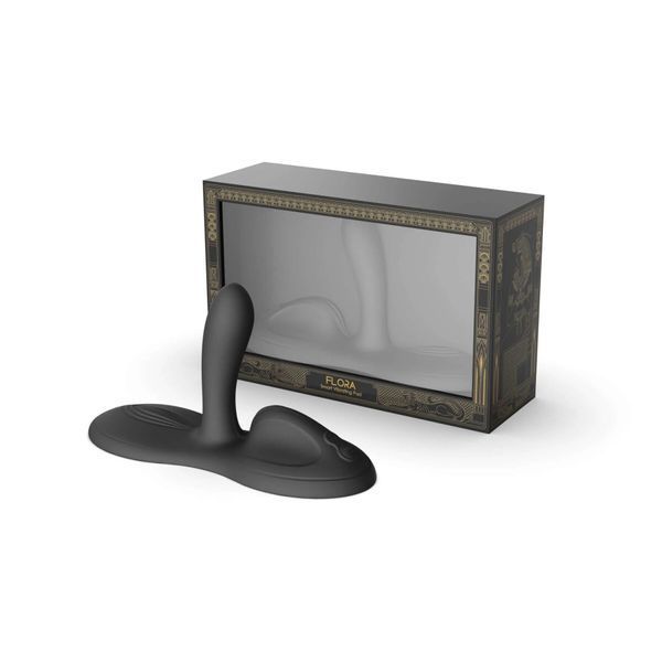 Sit-on-top смарт-вибратор Zalo &ndash; Flora Smart Vibrating Pad Obsidian Black, 9 моторов SX0717 фото