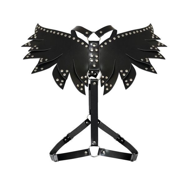 Жіноча портупея Art of Sex - Wings чорна L-2XL, екошкіра SX2250 фото