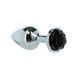 Металлическая анальная пробка Lux Active с розой - Rose Anal Plug - Black, вибропуля в подарок SO5572 фото 2