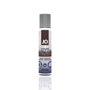 Охлаждающая смазка-крем с кокосовым маслом JO Coconut Hybrid COOLING (30 мл) белая SO1486 фото