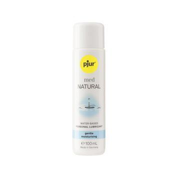 Лубрикант на водной основе pjur med Natural 100 мл, с растительным глицерином, для сухой кожи PJ10850 фото