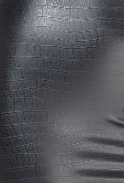 Трусики-стринги Noir Handmade P012 Wild, L, под латекс, крокодиловый принт, застежки по бокам SX0341 фото