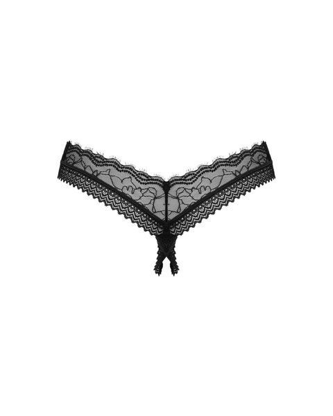 Трусики Obsessive Medilla crotchless thong XS/S SO9061 фото