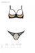 Эротический комплект Passion MARINA SET WITH OPEN BRA, S/M, beige, открытые чашки SO9733 фото 5
