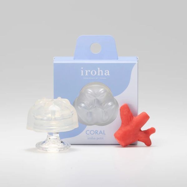 Стимулятор для эрогенных зон IROHA Petit &ndash; Coral, можно охлаждать и нагревать SX2286 фото