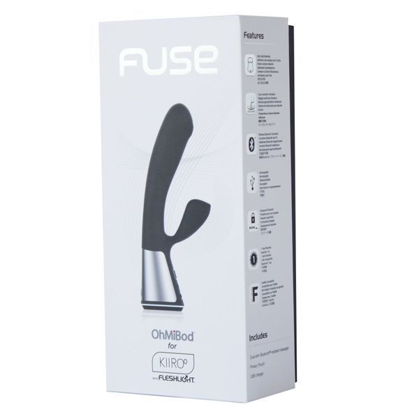 Интерактивный вибратор-кролик Ohmibod Fuse for Kiiroo Black SO2907 фото