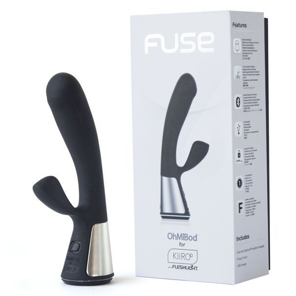 Интерактивный вибратор-кролик Ohmibod Fuse for Kiiroo Black SO2907 фото
