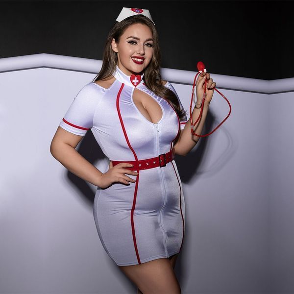 Эротический костюм медсестры JSY P61115 Plus Size SX1856 фото