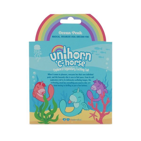 Вібратор-єдиноріжка Unihorn - C Horse - Ocean Peak, вагінально-кліторальна стимуляція SX2864 фото