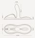 Sit-on-top смарт-вибратор Zalo &ndash; Flora Smart Vibrating Pad Ivory White, 9 моторов SX0718 фото 4