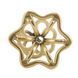 Анальная пробка LOCKINK SEVANDA Hollow Spiral Golden Metal Anal Plug - S size SX0882 фото 6