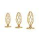 Анальная пробка LOCKINK SEVANDA Hollow Spiral Golden Metal Anal Plug - S size SX0882 фото 10