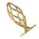 Анальная пробка LOCKINK SEVANDA Hollow Spiral Golden Metal Anal Plug - S size SX0882 фото 2