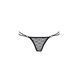 Трусики на зав'язочках з боків Passion Exclusive ZITA THONG XXL/XXXL, black PS24403 фото 5