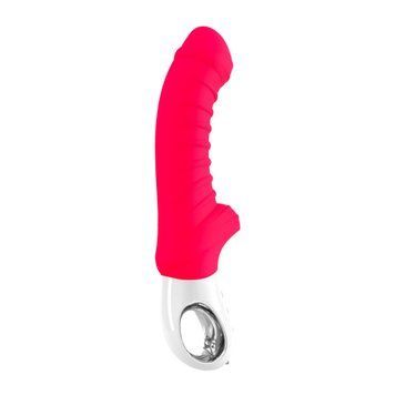 Вібратор для точки G Fun Factory TIGER india red, ребристий, підходить для анальної стимуляції SX0939 фото