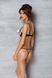 Еротичний комплект Passion MARINA SET WITH OPEN BRA, XXL/XXXL, beige, відкриті чашки SO9734 фото 7