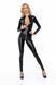 Комбинезон с мокрым эффектом Noir Handmade F293 Powerwetlook catsuit with front zipper, XL SX0192 фото 1