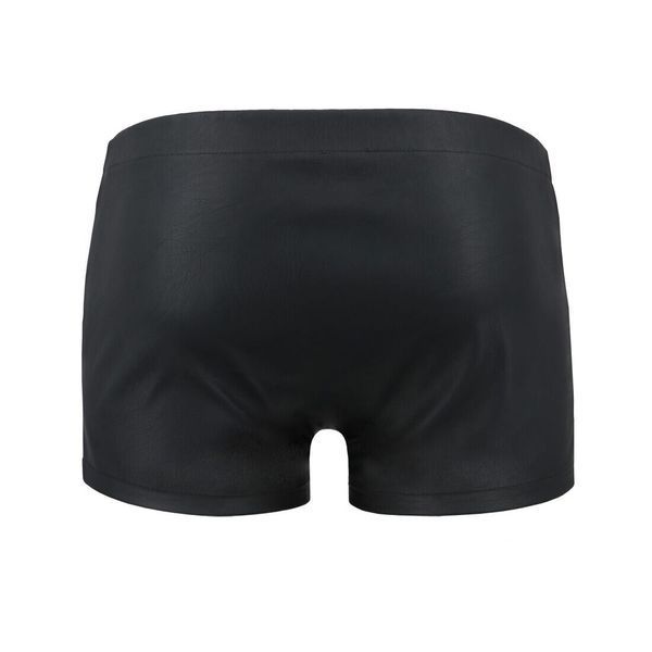 Мужские кожаные боксеры с заклепками Passion 048 SHORT DAVID L/XL Black SO7615 фото