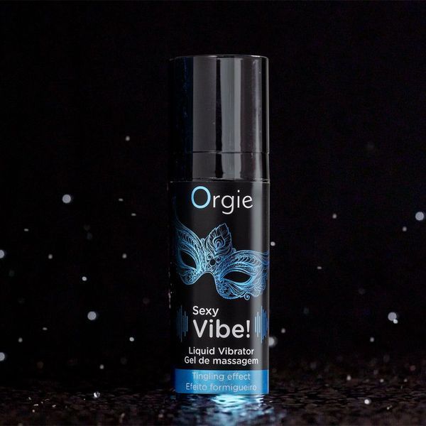 Рідкий вібратор Orgie Sexy Vibe! Liquid Vibrator, 15 мл, з ефектом мурашок SX1549 фото