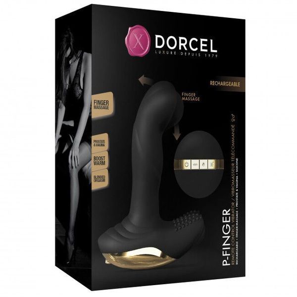 Вибромассажер с &ldquo;массажем пальцем&rdquo; для простаты и вагины Dorcel P-Finger SO4868 фото