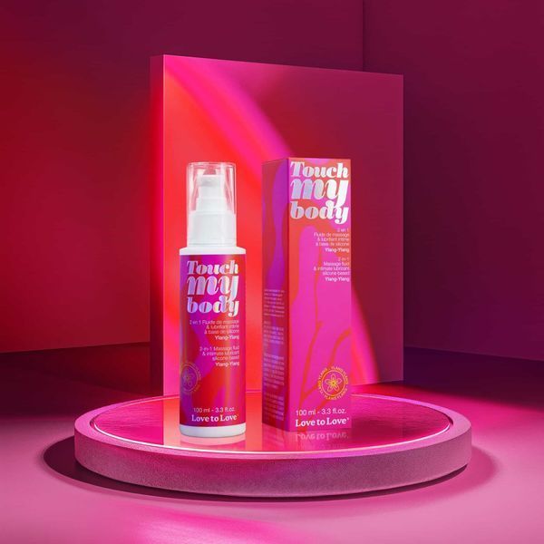 Массажный гель и смазка 2в1 Love To Love TOUCH MY BODY Ylang-Ylang (100 мл) увлажняющий SO2700 фото
