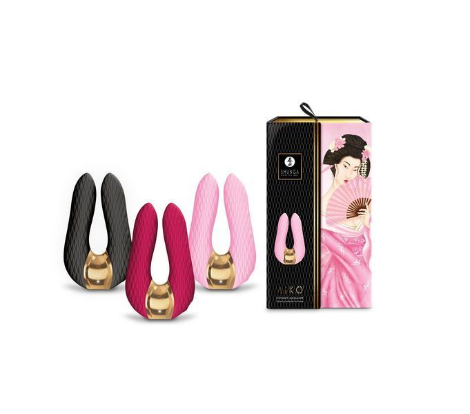 Вибратор для клитора Shunga Aiko Light Pink, гибкие кончики SO6901 фото
