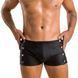 Мужские кожаные боксеры с заклепками Passion 048 SHORT DAVID L/XL Black SO7615 фото 1