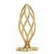 Анальная пробка LOCKINK SEVANDA Hollow Spiral Golden Metal Anal Plug - M size SX0883 фото 1
