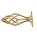Анальная пробка LOCKINK SEVANDA Hollow Spiral Golden Metal Anal Plug - M size SX0883 фото 4