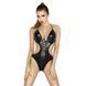 Боди монокини под латекс Passion JEAN BODY L/XL, black EL11901 фото 1